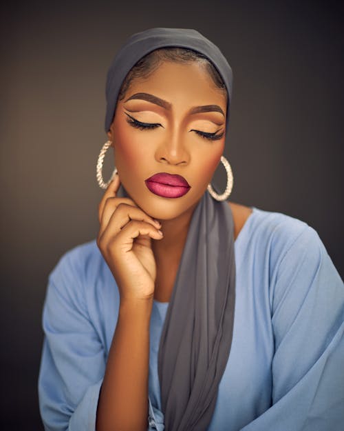 Ilmainen kuvapankkikuva tunnisteilla hijab, huulipuna, malli