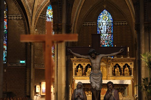 Gratis lagerfoto af interiør, jesus kristus, katolsk