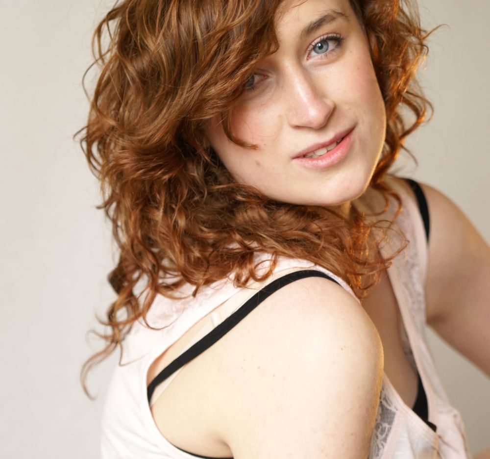 Locken in natürlichem Styling