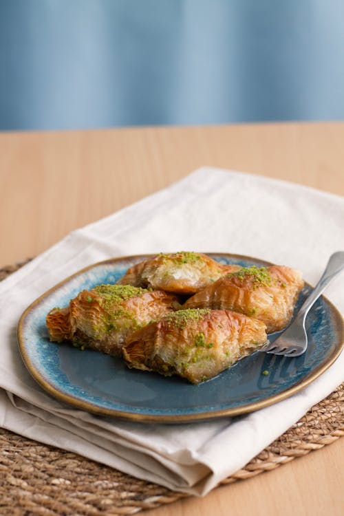 Ingyenes stockfotó asztal, baklava, édes témában