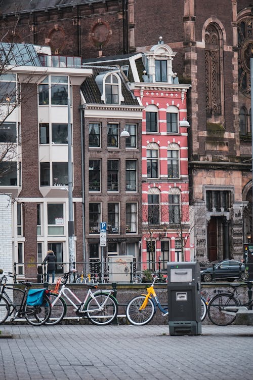 Foto profissional grátis de Amsterdã, bicicletas, cidade