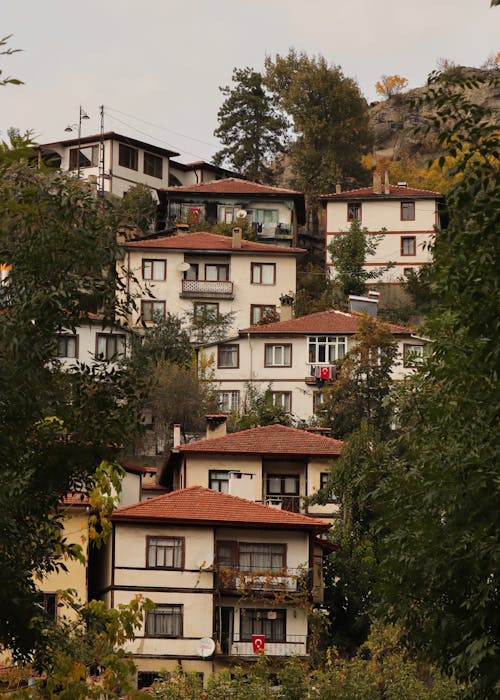 Houses in Town in Turkey