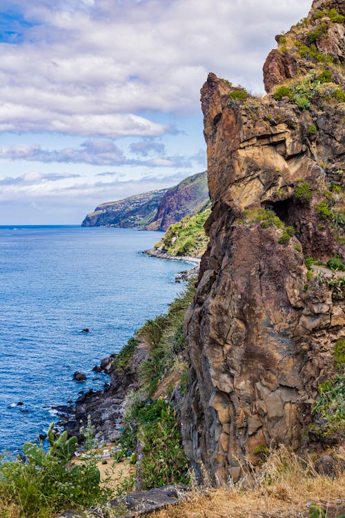 Rocky Cliff Above the Ocean