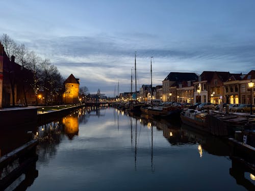Canal in Dutch City