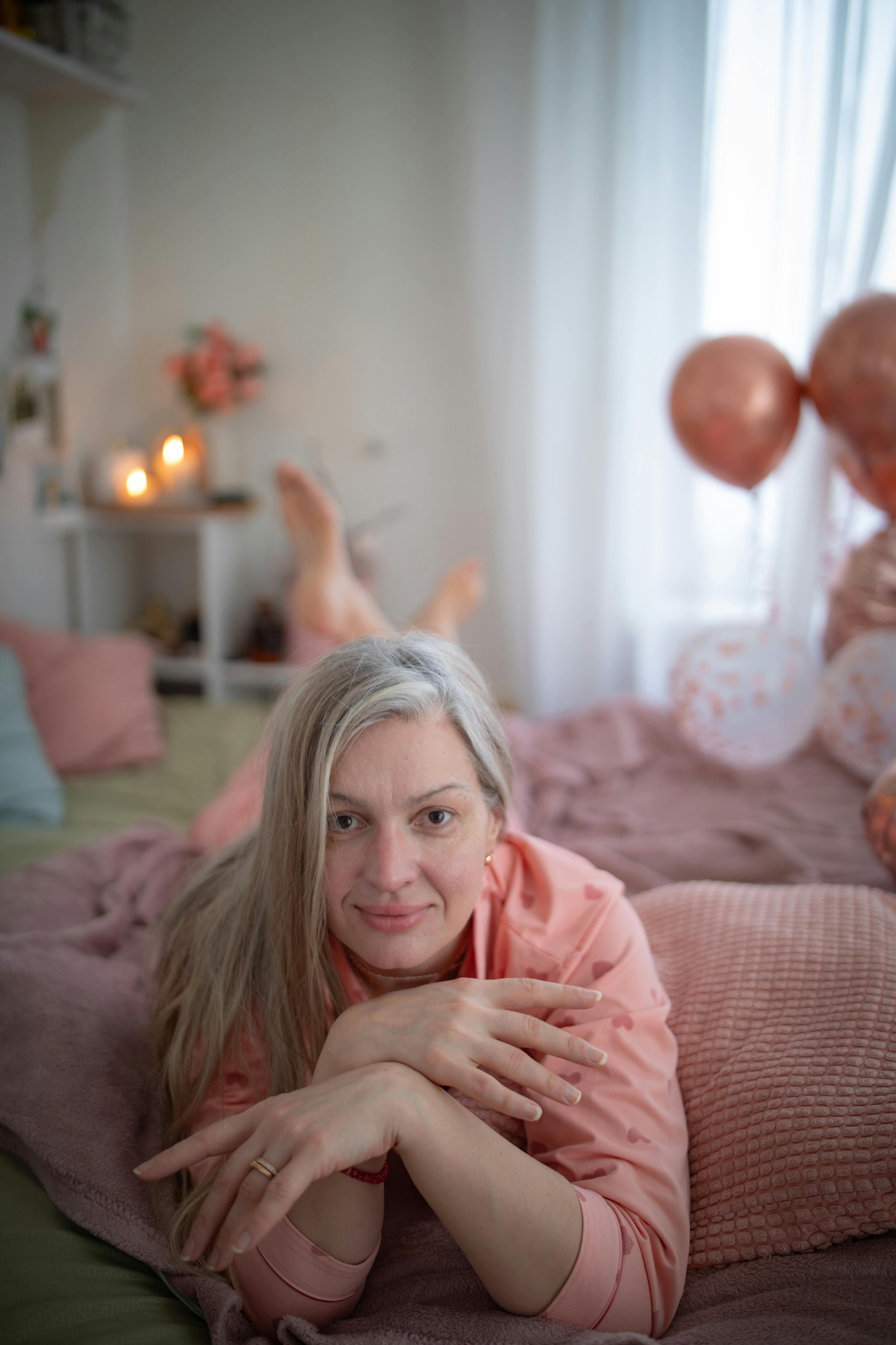 Portrait of a Mature Blonde Woman · Free Stock Photo