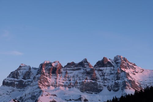 Бесплатное стоковое фото с вершины, гора, зима