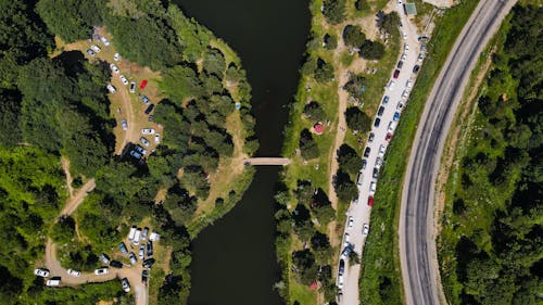 Road near River