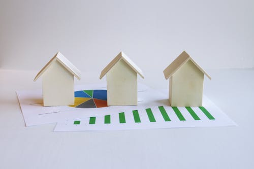 Wooden Model Houses and Printed Graphs