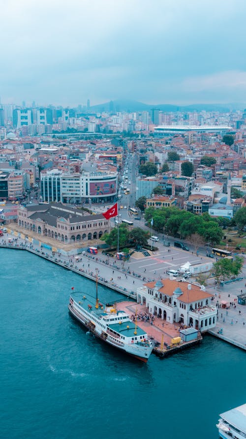 Immagine gratuita di barca, bosphorus, città