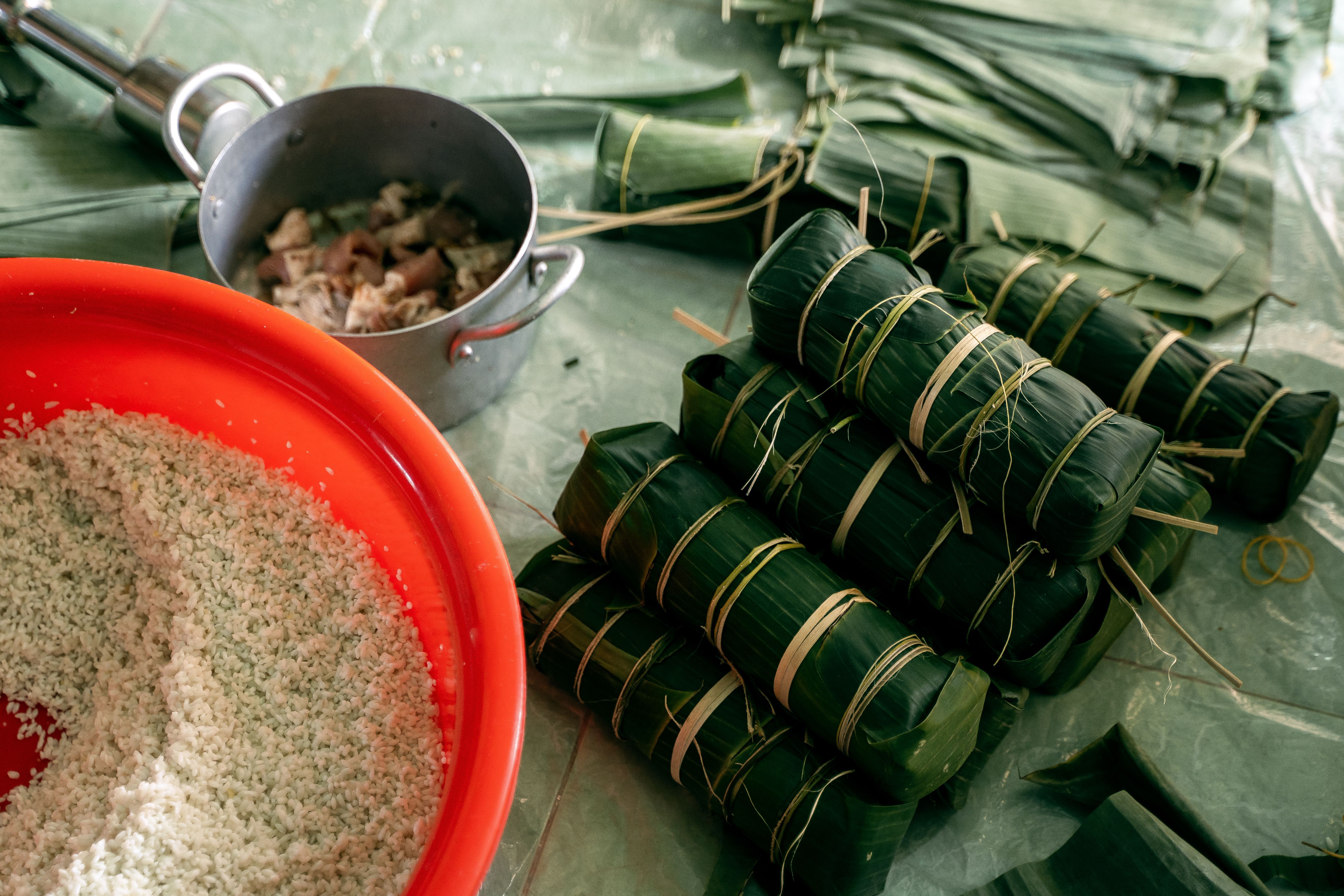 Lunar New Year Sesame Black Garlic Sticky Rice