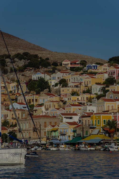 symi, yavaş yaşam, yunan adası içeren Ücretsiz stok fotoğraf