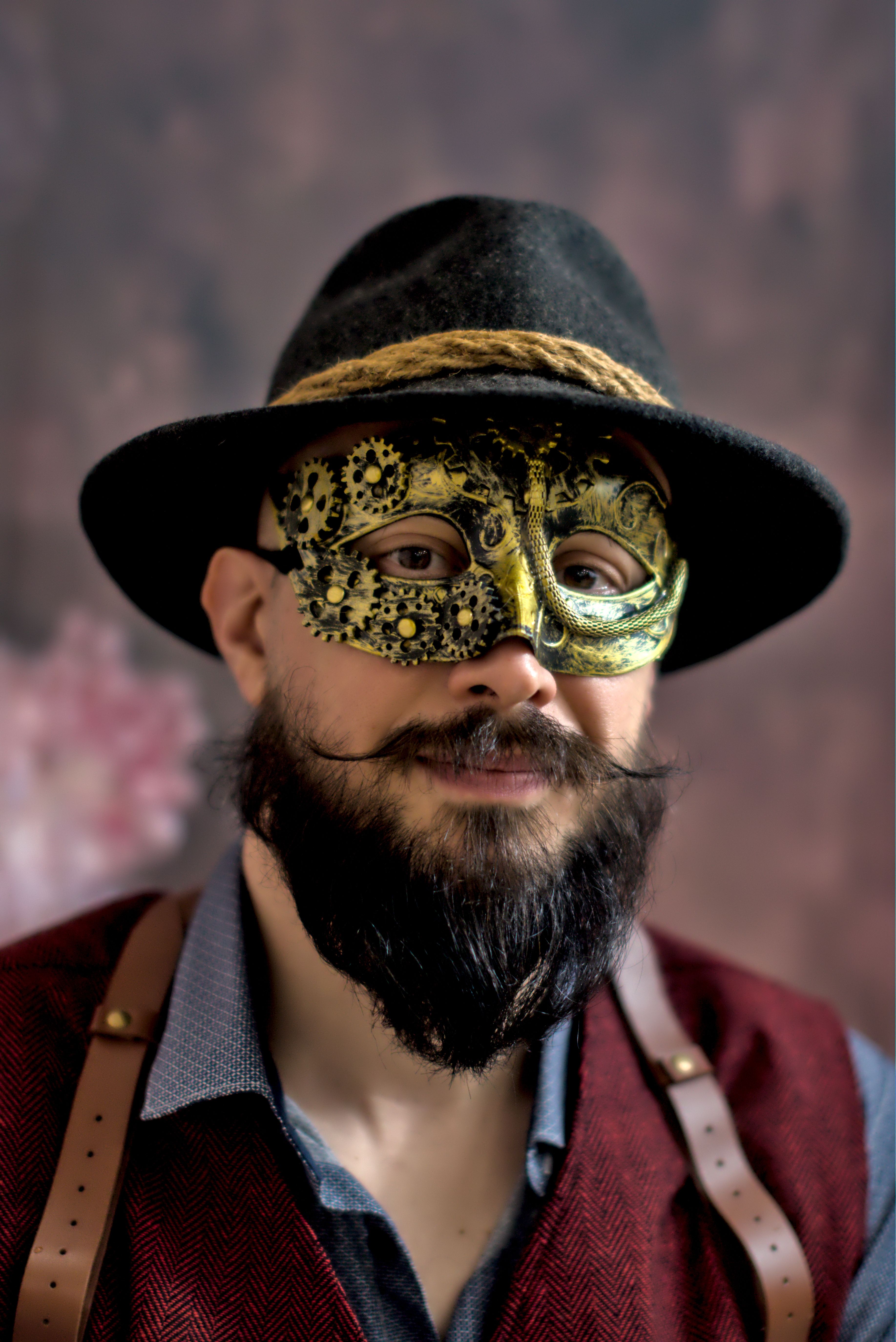 Performer in Cyberpunk Style Mask · Free Stock Photo