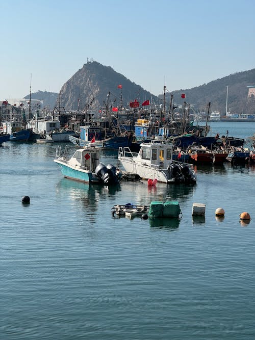 Motorboats on Sea Shore