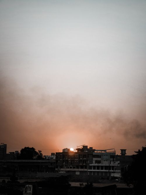 Free Sunset in City  Stock Photo