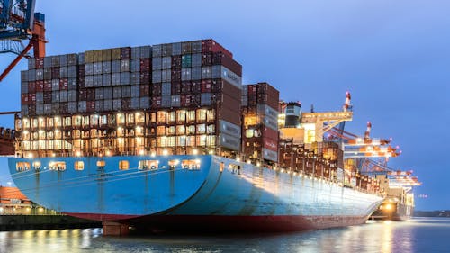 Gratis lagerfoto af containere, containerskib, fartøj