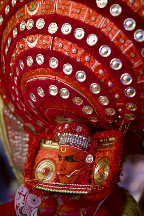 Free Intricate traditional headdress, vibrant colors, symbolizing cultural heritage and spirituality. Stock Photo