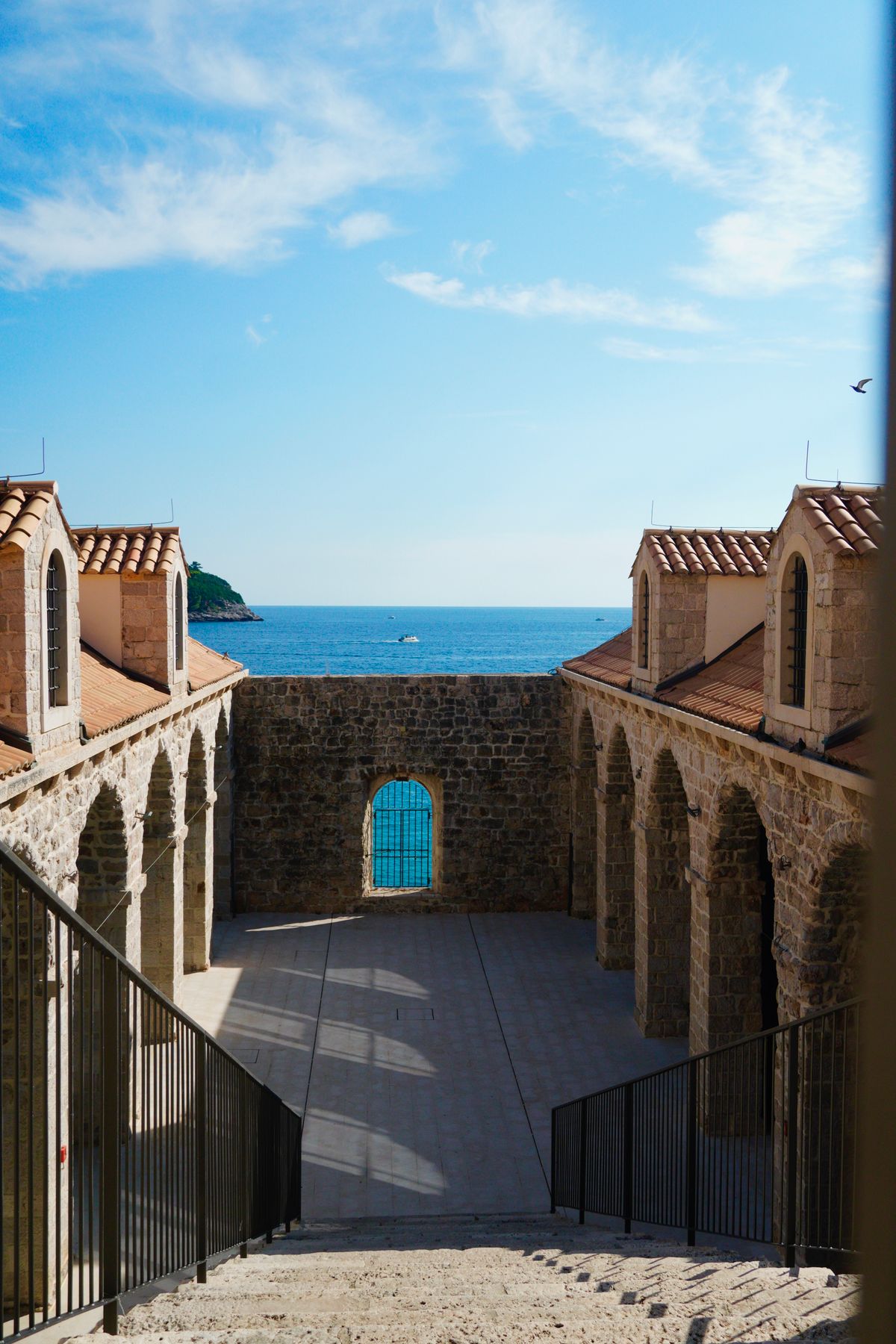 The Jesuit Stairs in Dubrovnik, the Walk of Shame location