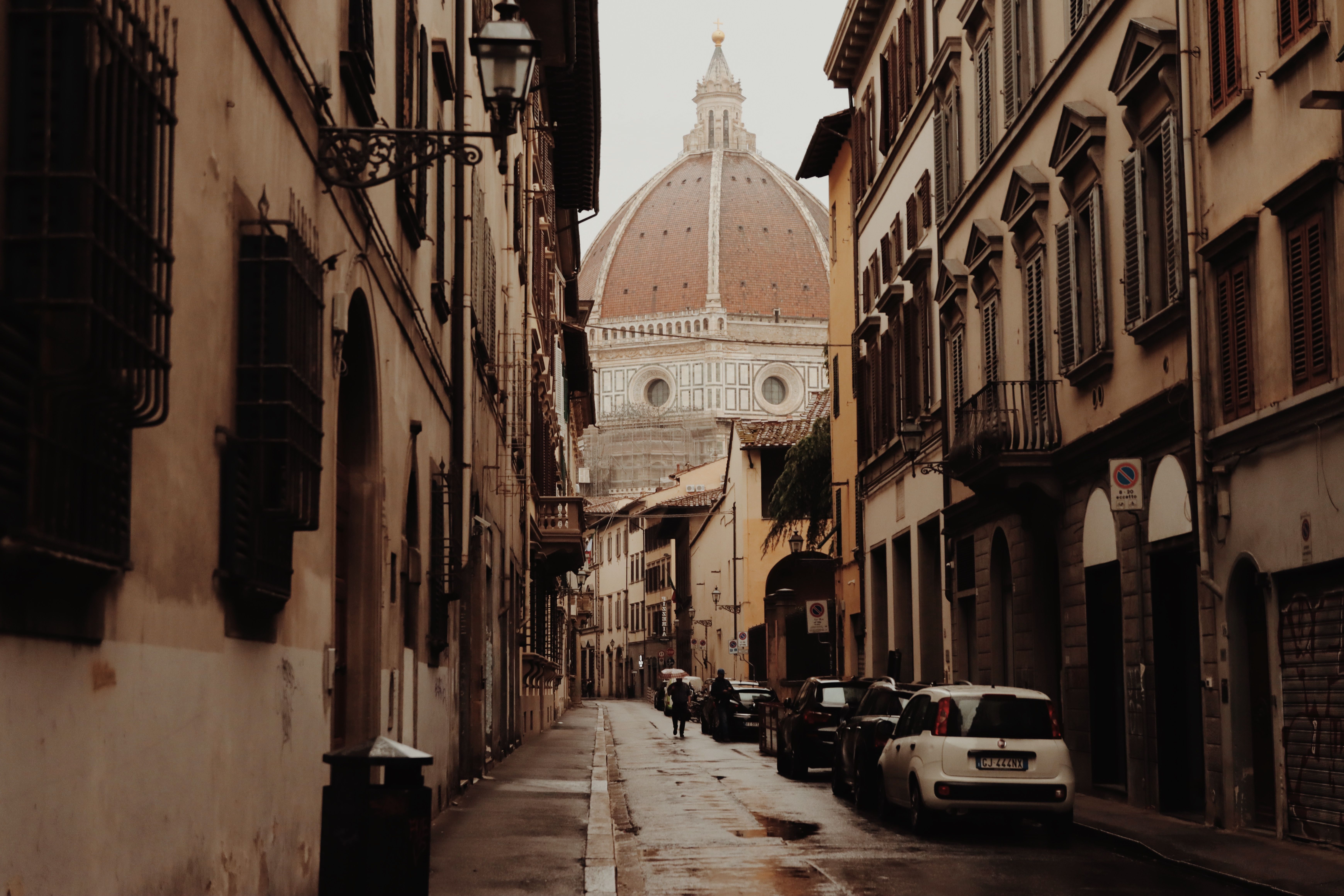 A ZTL (Zona a Traffico Limitato) sign in a historic Italian city like Florence, indicating restricted access