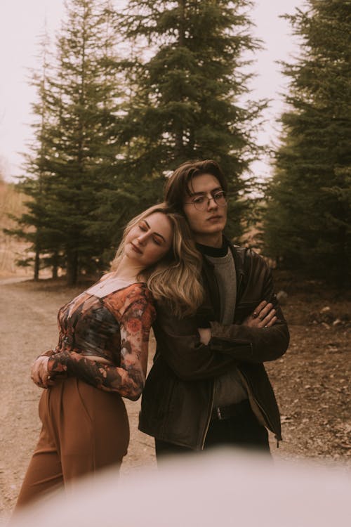 Couple on a Forest Road