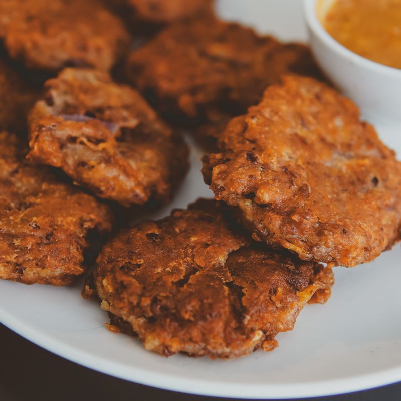 Sourdough Discard Sweetcorn and Cheddar Fritters
