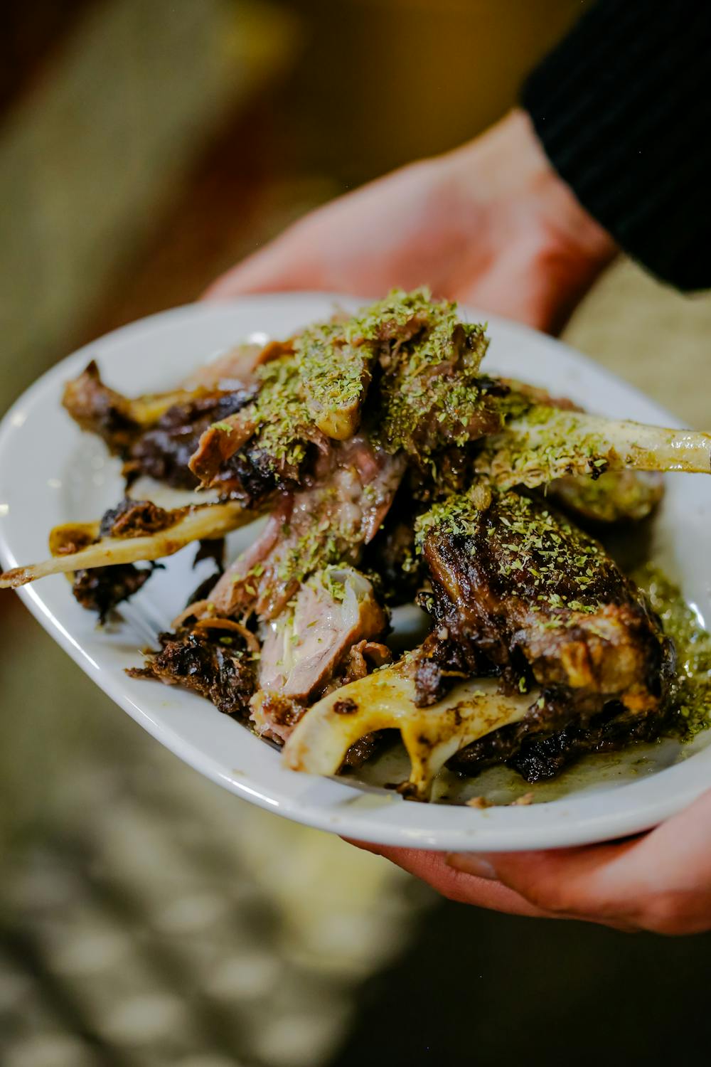 Herbed Lamb Fondue Herbed Lamb Fondue