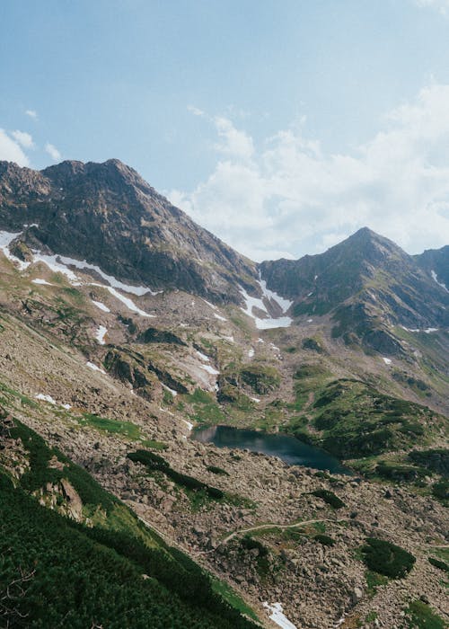 Gratis arkivbilde med bratt, dlugi staw, fjell