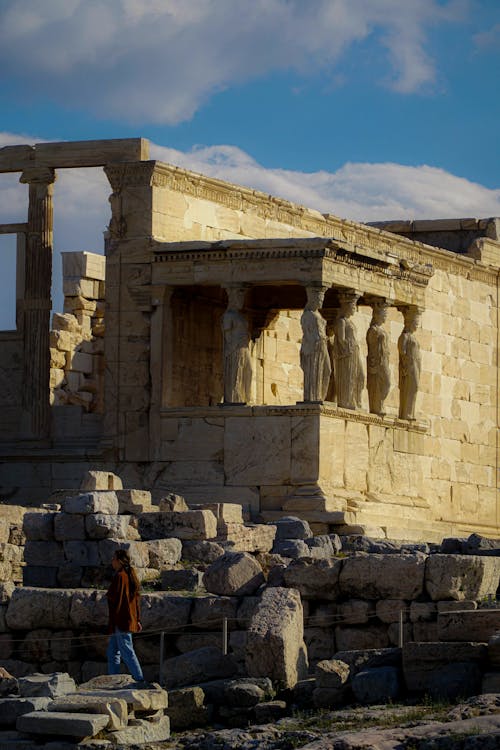 คลังภาพถ่ายฟรี ของ erechtheion, กรีซ, กรีซโบราณ