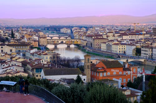 Ingyenes stockfotó Firenze, folyó, hajnal témában