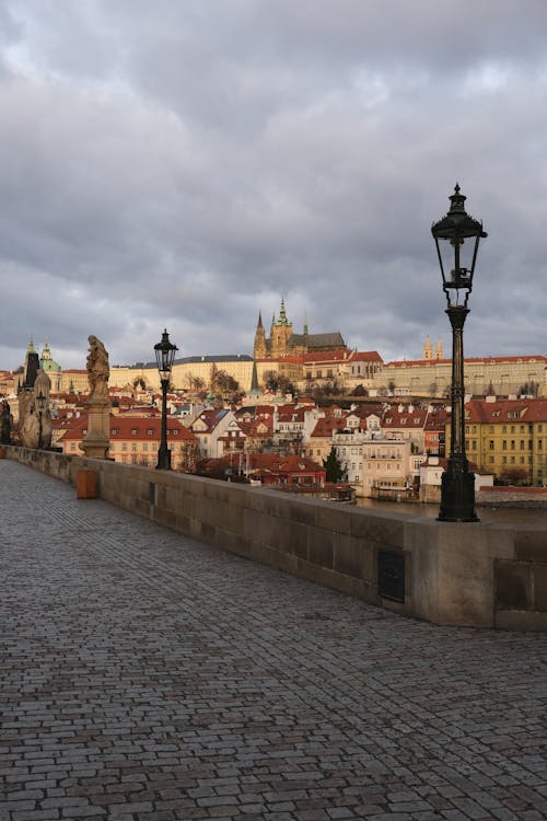 View from the Charles Bridge in Prague, Czech Republic