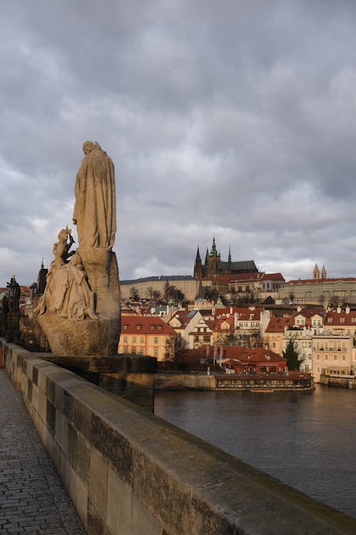 View from the Charles Bridge in Prague, Czech Republic