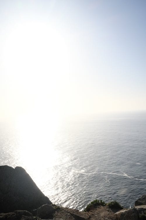 Sunlight over Sea Shore at Sunrise