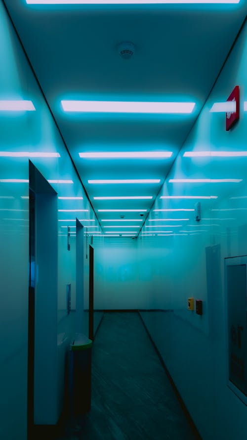 Illuminated Corridor in Diminishing Perspective