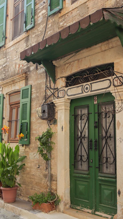 Closed Door of Building