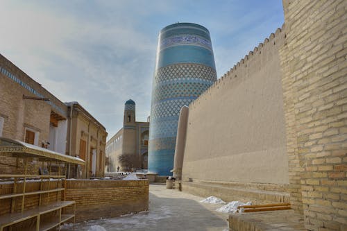 乌兹别克斯坦, 冬天的天空, 古城 的 免费素材图片