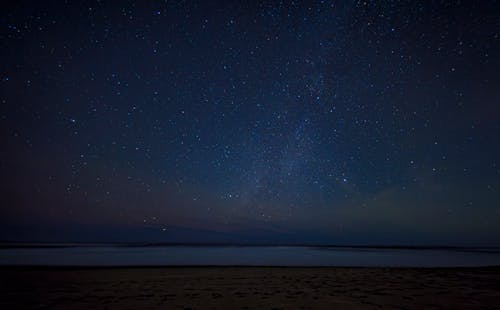 คลังภาพถ่ายฟรี ของ กลางคืน, ชายทะเล, ชายหาด
