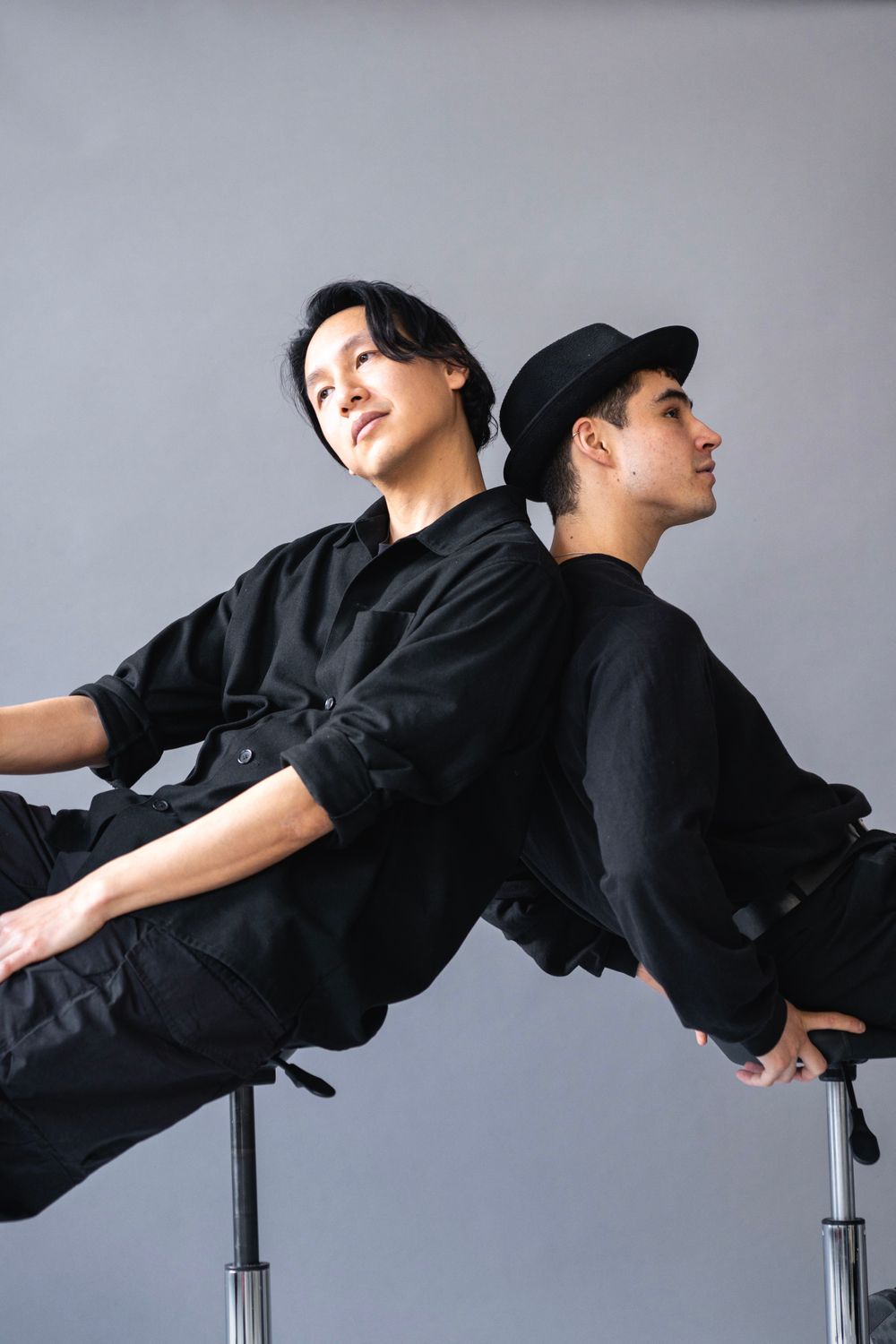 Guy Back Lean Men Leaning on Each Others Back · Free Stock Photo