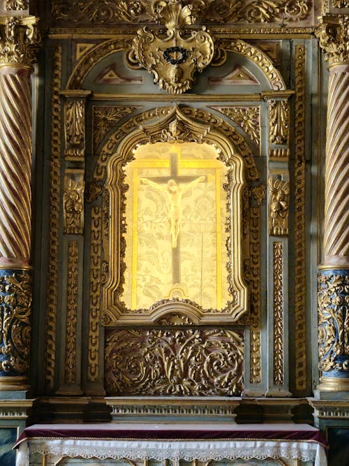 Altar in a Catholic Church 