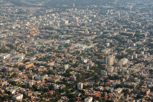 Cityscape of Mexico Cit from Air