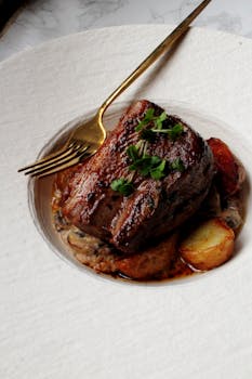 Beef, loin, tenderloin roast, separable lean only, boneless, trimmed to 0" fat, select, cooked, roasted