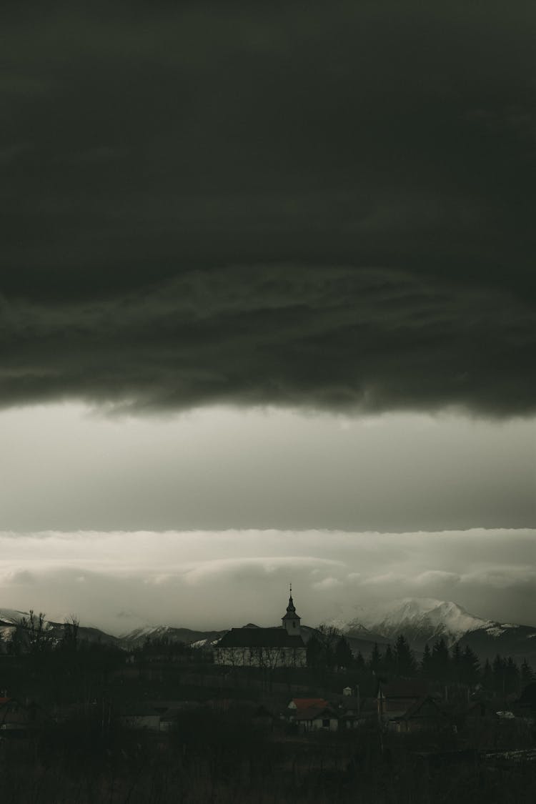 Church Under Storm Cloud