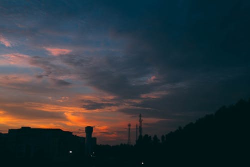 Kostenloses Stock Foto zu bewölkten himmel, blauer himmel, filmischer himmel