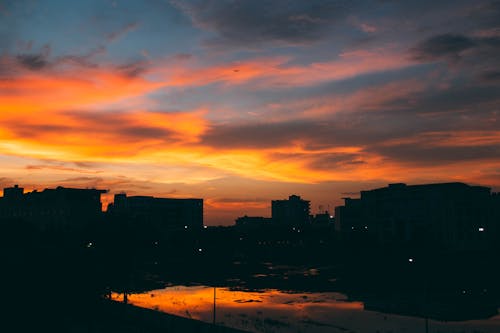 Kostenloses Stock Foto zu bewölkten himmel, blauer himmel, filmischer himmel