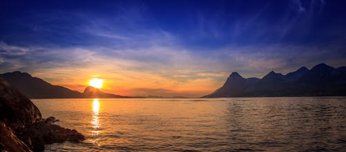 Fotos de stock gratuitas de Noruega, sol de medianoche, verano ártico
