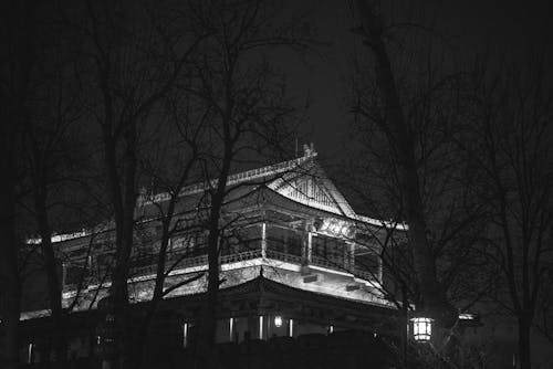 Photos gratuites de bâtiments chinois, extérieurs de bâtiment, paysage de nuit