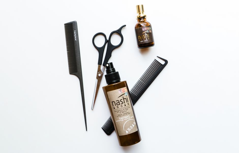 Premium hair care products displayed on Amazon website