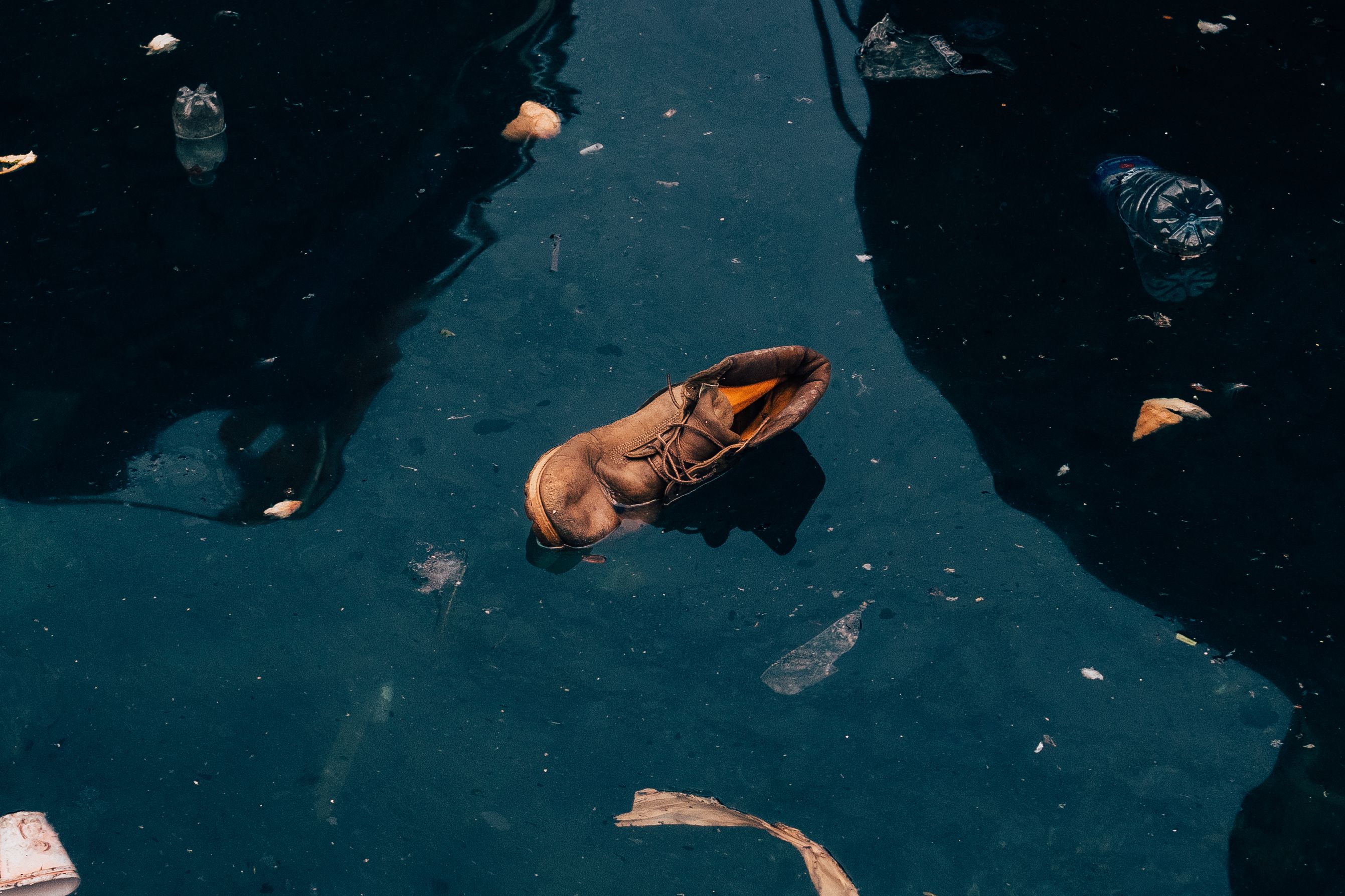 Shoe Floating on Water · Free Stock Photo