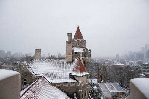 Gratis stockfoto met bewolkte dag, casa loma kasteel, gebouw