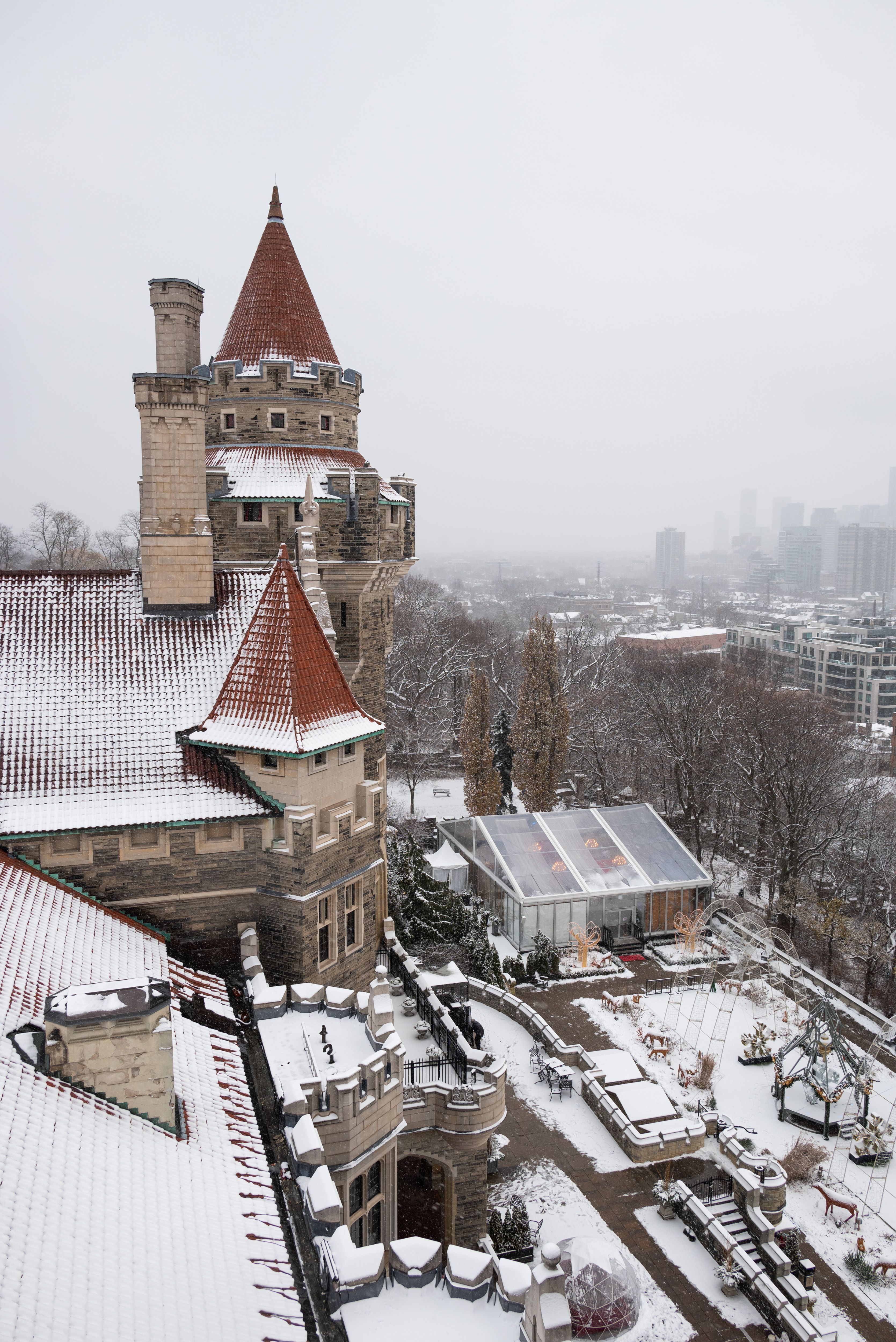 Casa Loma Castle Mansion in Toronto in Winter · Free Stock Photo