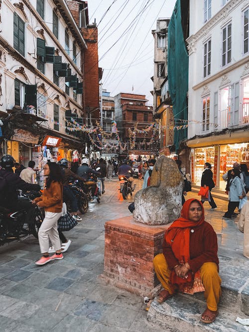 People in a Street