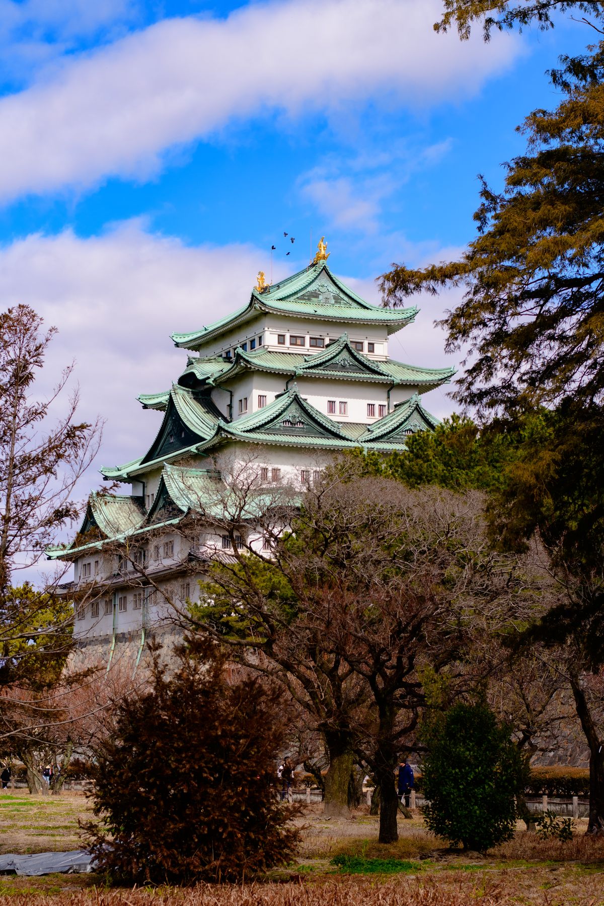 View of Nagoya Castle, Aichi Prefecture — one of Japan's finest castle reconstructions